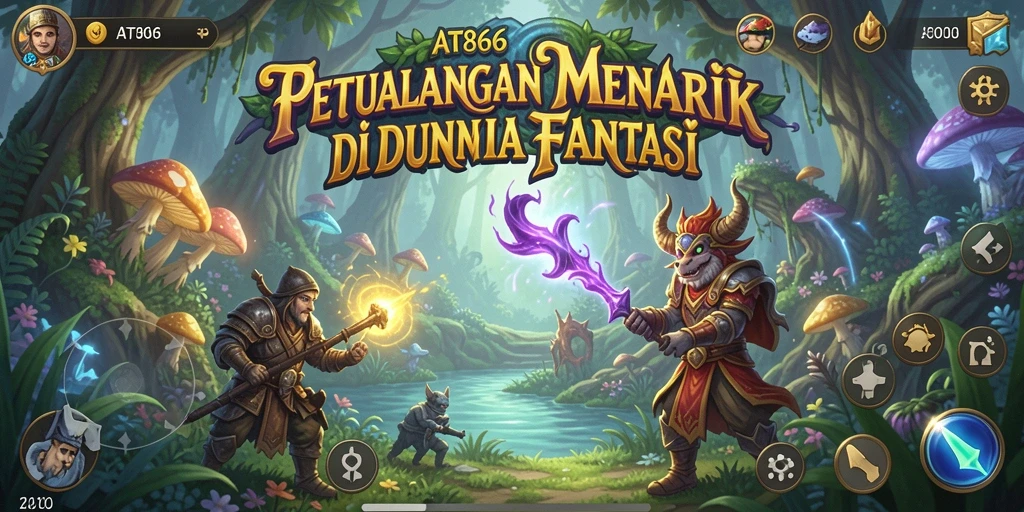 Screenshot utama AT866 menampilkan gameplay mendebarkan di dunia petualangan.