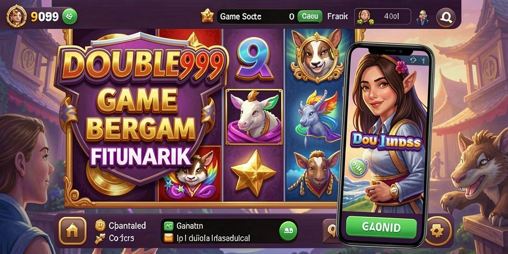 Screenshot gameplay <strong>DOUBLE999</strong> yang menampilkan pengalaman Slot yang seru.