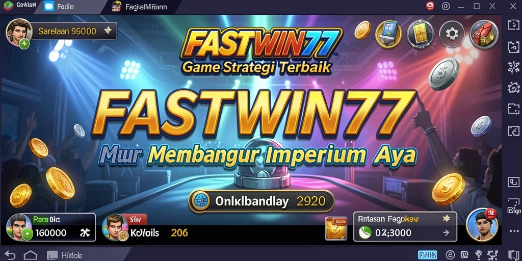 Tampilan utama gameplay FASTWIN77 yang seru dan strategis.