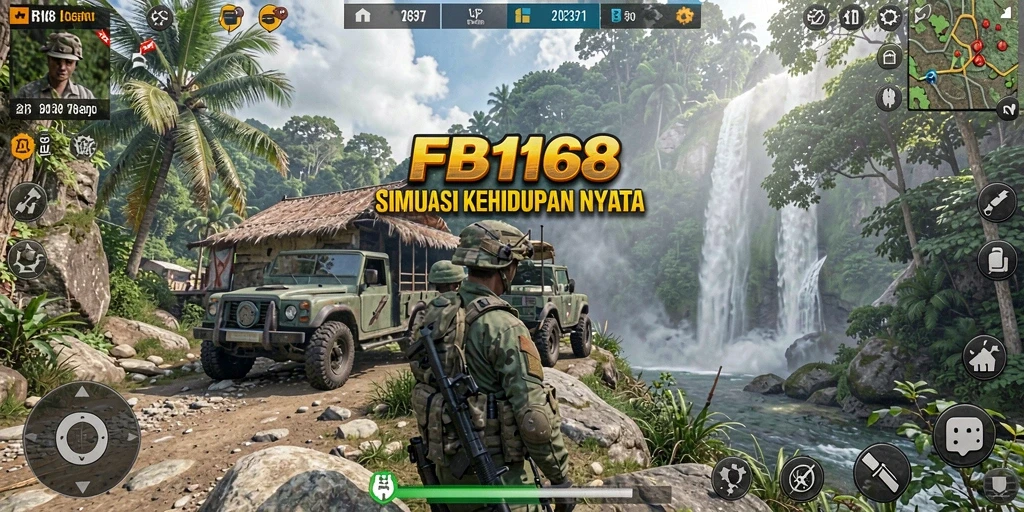 Gameplay FB168 yang penuh warna menampilkan interaksi dan aktivitas menarik.