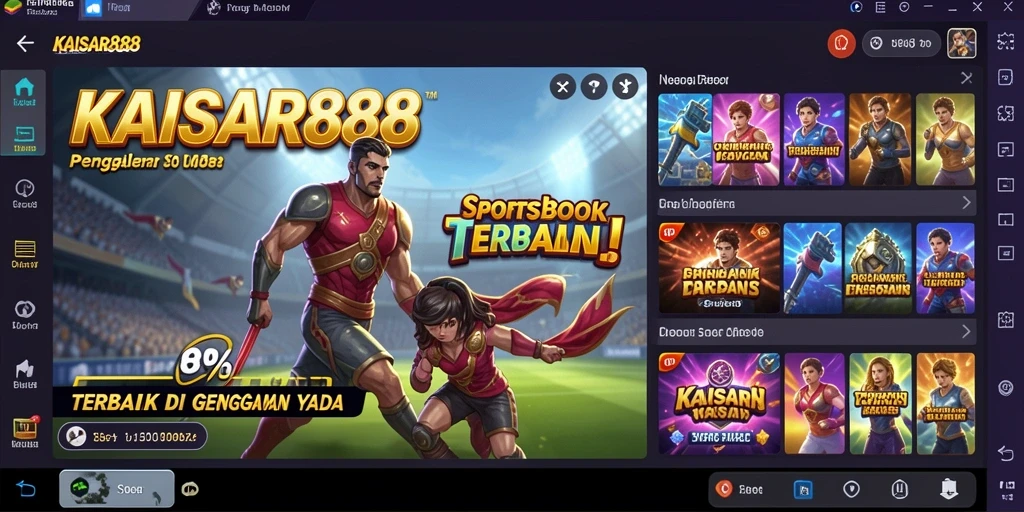 Tampilan menarik dari gameplay Sportsbook KAISAR888.