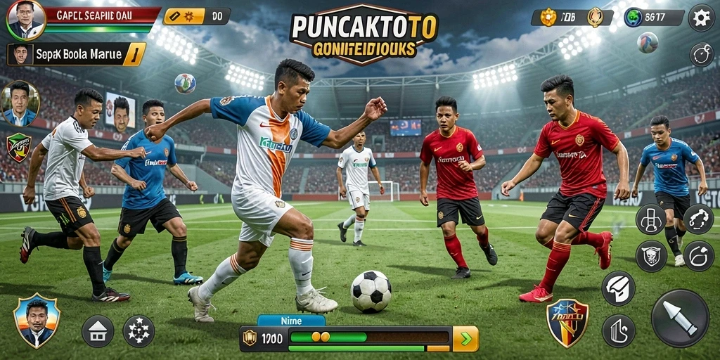 Tampilan gameplay PUNCAKTOTO yang seru dan mendebarkan.