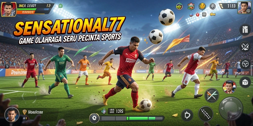 Tampilan gameplay SENSATIONAL77 yang mendebarkan dan penuh aksi.